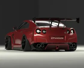 Pandem Aero V2 Dry Carbon GT Wing Nissan GT-R R35 2009-2021