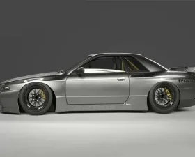 Pandem Aero V1 Side Skirts (FRP) Nissan Skyline GTR R32 1989-1994