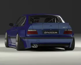 Pandem Aero FRP Rear Lip Spoiler BMW E36 3 Series Coupe 1992-1999