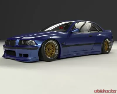 Pandem Aero FRP Wide-body Side Skirts BMW E36 3 Series Coupe 1992-1999 - 17090215