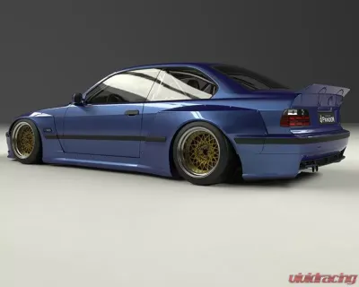 Pandem Aero FRP Wide-body Side Skirts BMW E36 3 Series Coupe 1992-1999 - 17090215