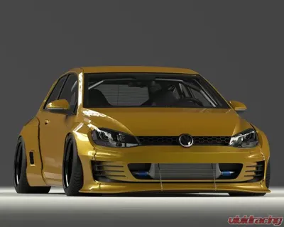 Pandem Aero FRP Wide-body Front Lip Volkswagen Golf GTI MK7 2015-2023 - 17090311