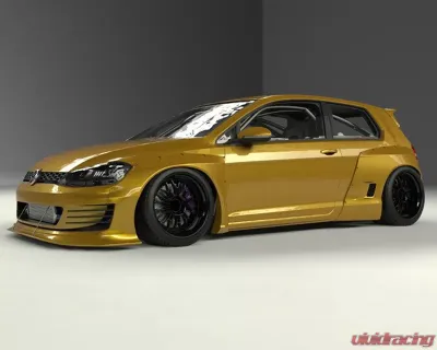 Pandem Aero FRP Wide-body Front Lip Volkswagen Golf GTI MK7 2015-2023 - 17090311