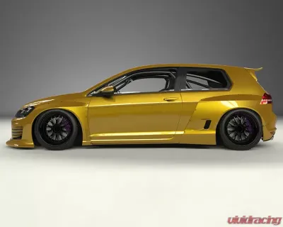 Pandem Aero FRP Wide-body Front Lip Volkswagen Golf GTI MK7 2015-2023 - 17090311