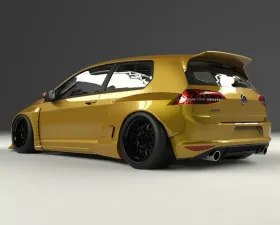 Pandem Aero FRP Rear Wing Duck Tail Volkswagen Golf GTI MK7 2015-2023