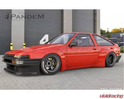 Pandem Aero FRP Wide-body Aero Kit w/o wing Toyota Corolla AE86 Trueno Hatchback 1983-1987 - 66910860