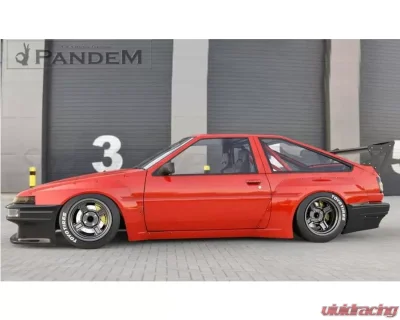 Pandem Aero FRP Wide-body Aero Kit w/o wing Toyota Corolla AE86 Trueno Hatchback 1983-1987 - 66910860