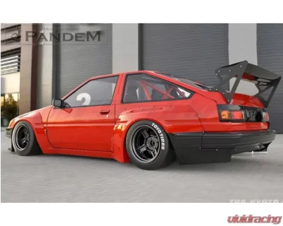 Pandem Aero FRP Wide-body Aero Kit w/o wing Toyota Corolla AE86 Trueno Hatchback 1983-1987 - 66910860