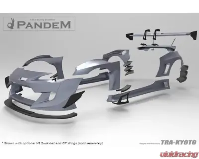 Pandem Aero FRP Front Canards Scion | Subaru | Toyota V3.5 2012-2021 - 17010283