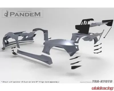 Pandem Aero FRP Front Canards Scion | Subaru | Toyota V3.5 2012-2021 - 17010283