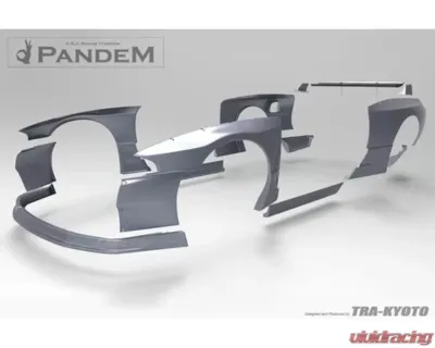 Pandem Aero FRP Full Body Kit w/o Wing Nissan Skyline GTR V1.5 1989-1994 - 17020629
