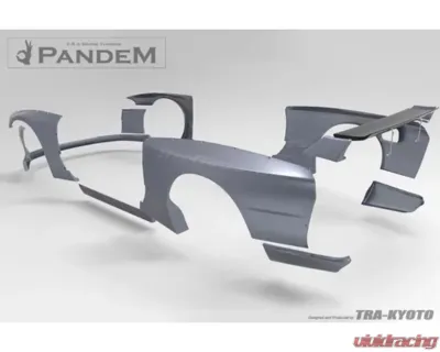 Pandem Aero FRP Full Body Kit w/o Wing Nissan Skyline GTR V1.5 1989-1994 - 17020629