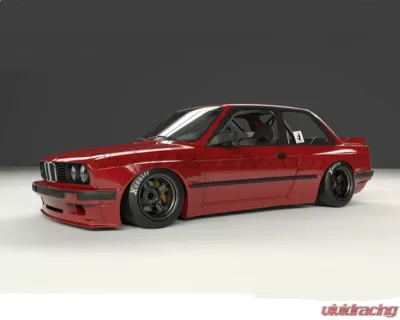 Pandem Rocket Bunny Aero FRP Full Body Kit BMW 3-series Coupe V1.5 1982-1994 - 17090238