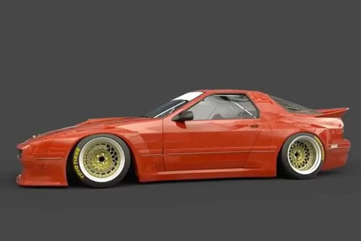 Pandem Aero FRP Side Skirt Mazda RX7 1986-1991 - 17040332