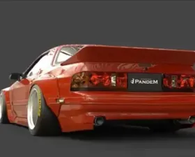 Pandem Aero FRP Rear Duck Tail Wing Mazda RX7 1986-1991