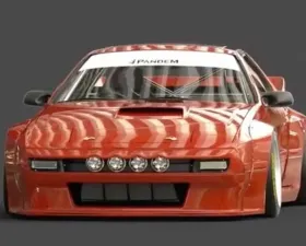 Pandem Aero FRP Quad Headlights Set Mazda RX7 1986-1991
