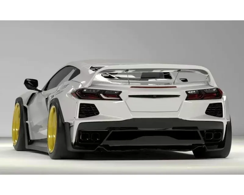 Pandem Aero FRP Rear Fender Chevrolet Corvette C8 2020-2024 - 66980804