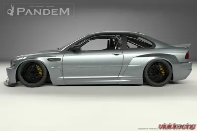 Pandem Rocket Bunny Aero FRP Front Lip (Support Rods Only) BMW E46 M3 2000-2006 - 17090222