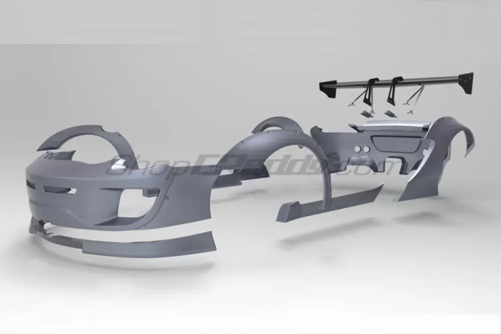 Pandem Rocket Bunny Aero FRP Wide Body Front Bumper Porsche Cayman 2005-2008 - 17090501