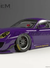 Pandem Rocket Bunny Aero FRP Side Skirts Porsche Cayman 2005-2008                                     - 17090504 - Image 2