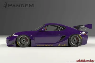Pandem Rocket Bunny Aero FRP Side Skirts Porsche Cayman 2005-2008 - 17090504