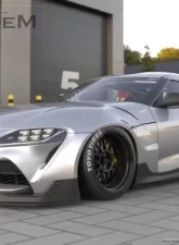 Pandem Aero FRP V1.5 Wide-body Aero Kit w/ GT Wing Toyota Supra A90 2020-2024                                     - 66910410 - Image 3