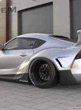 Pandem Aero FRP V1.5 Wide-body Aero Kit w/ GT Wing Toyota Supra A90 2020-2024                                     - 66910410 - Image 4