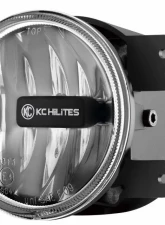 KC Hilites 4 Inch Gravity SAE LED G4 Fog Light Kit Clear for Jeep Wrangler JK 2010-2018                                     - 1497 - Image 3