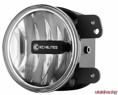KC Hilites 4 Inch Gravity SAE LED G4 Fog Light Kit Clear for Jeep Wrangler JK 2010-2018 - 1497