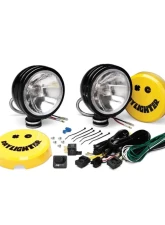 KC Hilites 6" Daylighter Halogen Lights Pair Pack System - Black - KC #234 (Spread Beam)                                     - 234 - Image 3