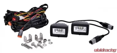 KC HiLiTES 2" C-Series C2 LED Area Flood Light System #328 for Off-Road Vehicles - 328