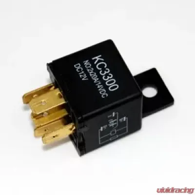 KC Hilites 12v Relay - Black - KC #3300 for Automotive Lighting Systems - 3300