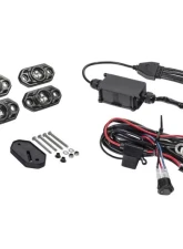 KC Hilites KC C-Series RGB LED Rock Light Kit - 6 Pieces - #339 - Off-Road Lighting                                     - 339 - Image 4