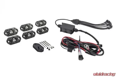 KC Hilites KC C-Series RGB LED Rock Light Kit - 6 Pieces - #339 - Off-Road Lighting - 339