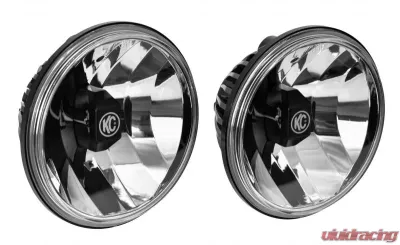KC Hilites 6" Gravity LED Insert Pair Pack System - KC #42056 Wide-40 Beam - 42056