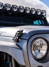 KC HiLiTES Gravity LED 7" Headlight Pair for Jeep Wrangler JK 2007-2018 DOT Compliant                                     - 42351 - Image 3