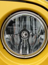 KC Hilites Gravity LED 7" Headlight for 2007-2018 Jeep Wrangler JK - DOT Compliant                                     - 4235 - Image 5