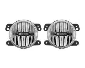 KC HiLiTES Gravity LED G4 Fog Light Pair for 2010-2018 Jeep Wrangler JK - #497