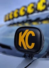 KC Hilites 3" Black and Yellow Vinyl Light Cover for Off-Road Lighting Accessories                                     - 5303 - Image 2