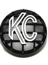 KC HiLiTES 4" Stone Guard Black with White Logo for Off-Road Lights - KC #7219                                     - 7219 - Image 2