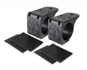 KC Hilites Tube Clamp Light Mount Bracket Pair for 2.25" to 2.5" Tube - KC #73081