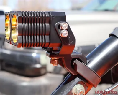 KC Hilites 7326 40 Degree Universal Tube Clamp Mount Pair for Off-Road Lighting - 7326