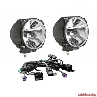 KC Hilites Carbon POD 70W HID Spot Beam Light System Pair Pack - KC #96422 - 96422