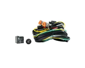 KC Hilites Wiring Harness FLEX ERA 40 Amp Relay with 3 Position LED Rocker Switch 3-Pin Deutsch Connectors