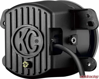 KC Hilites 4 Inch Gravity SAE LED G4 Fog Light Kit Clear for Jeep Wrangler JK 2010-2018 - 1497