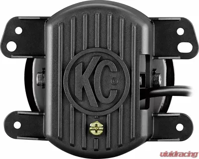KC Hilites 4 Inch Gravity SAE LED G4 Fog Light Kit Clear for Jeep Wrangler JK 2010-2018 - 1497
