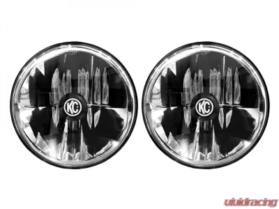 KC Hilites 7" Gravity LED Headlight 40W Driving Beam for Jeep Wrangler TJ 1997-2006 - 42361