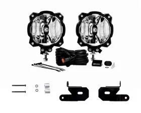 KC HiLiTES KC A-Pillar Light Mount Brackets for 2018-2019 Jeep Wrangler, Durable Steel