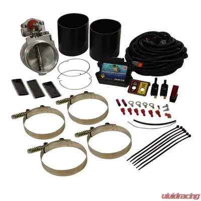 BD Diesel Positive Air Shut-Off w/Test Function - Universal 4.0in c/w Electronics - 1036739