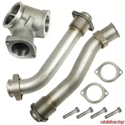 BD Diesel BD 7.3L Powerstroke UpPipes Kit Ford 1999.5-2003 Ford 1999-2003 7.3L V8 - 1043900